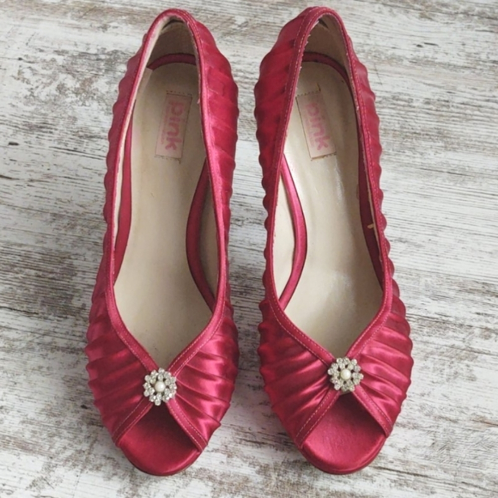 Pink Paradox London Rhinestone Pumps - Picture 7 of 16